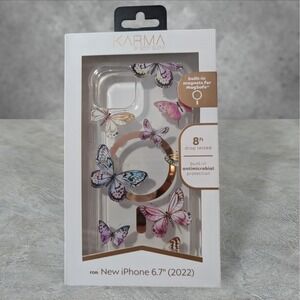 Karma‎ by Body Glove MagSafe Case Apple iPhone 6.7 2022 (14 Plus) Butterfly A7